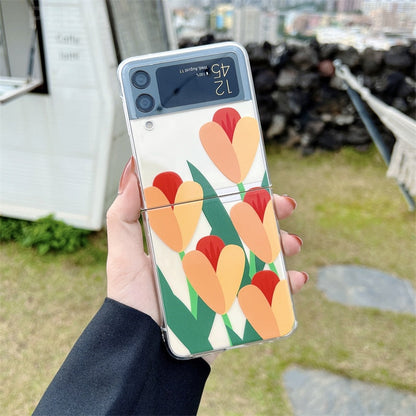 Tulip Flowers Case For Samsung Galaxy Z FLIP 4 5G