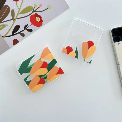 Tulip Flowers Case For Samsung Galaxy Z FLIP 4 5G