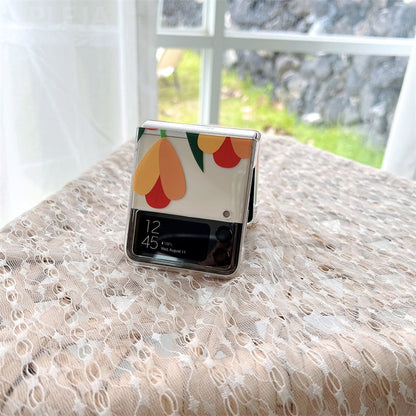 Tulip Flowers Case For Samsung Galaxy Z FLIP 4 5G