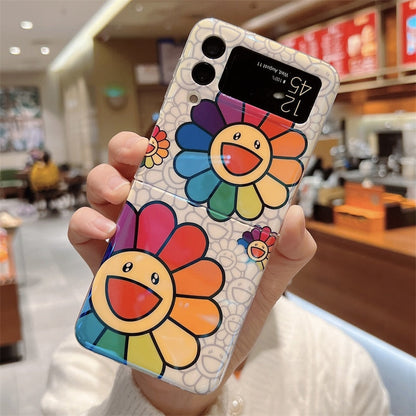 Colorful Smile Flower Case For Samsung Galaxy Z Flip 4
