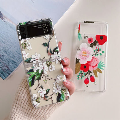 Flower Painting Case For Samsung Galaxy Z Flip 4