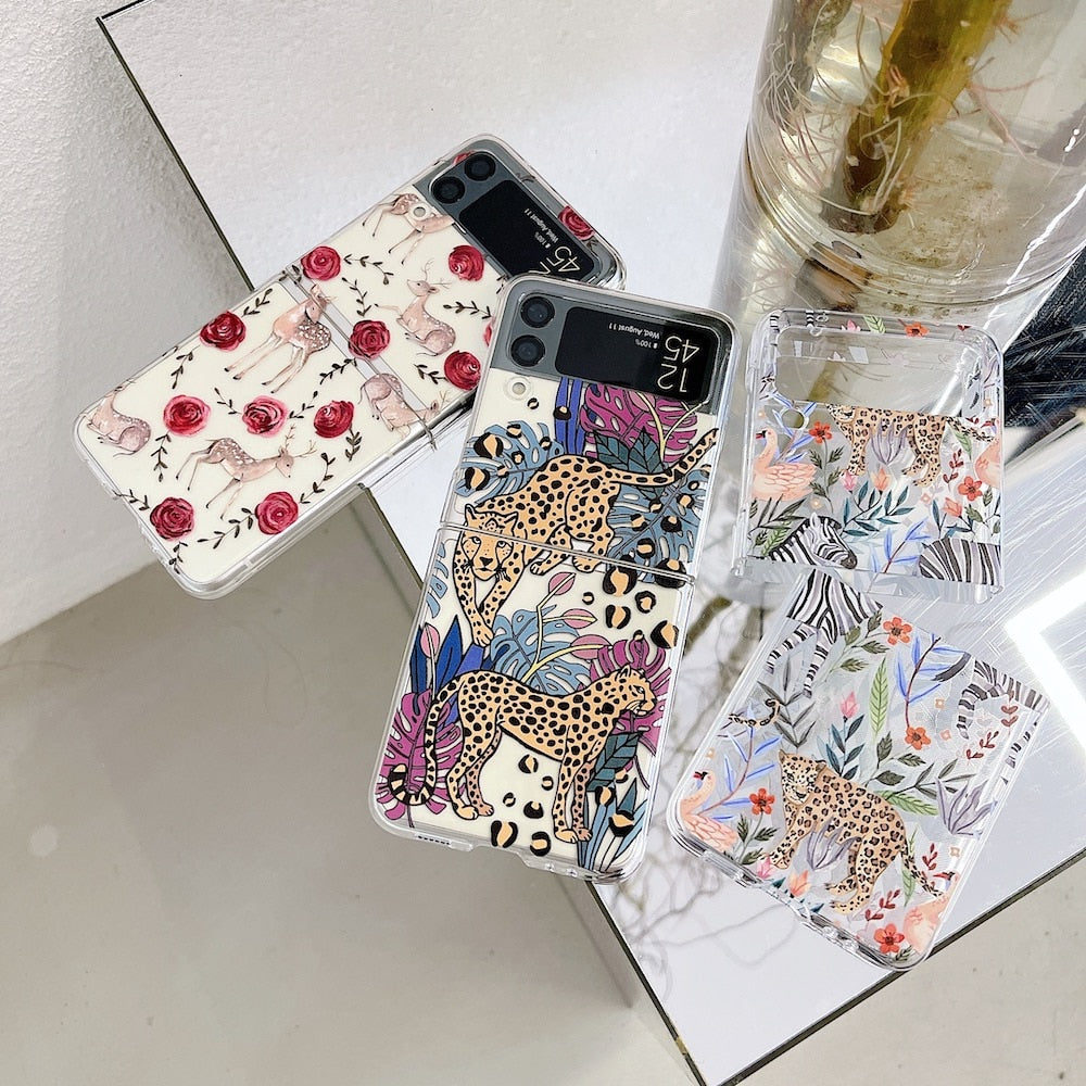Forest Flower Animal Case for Samsung Galaxy Z Flip 4