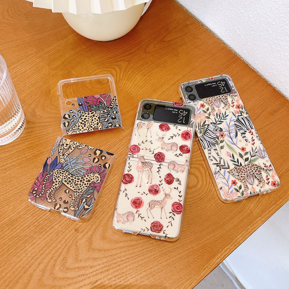 Forest Flower Animal Case for Samsung Galaxy Z Flip 4