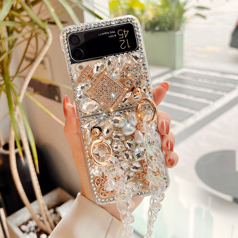 Bracelet Diamond Case For Samsung Galaxy Z Flip 4