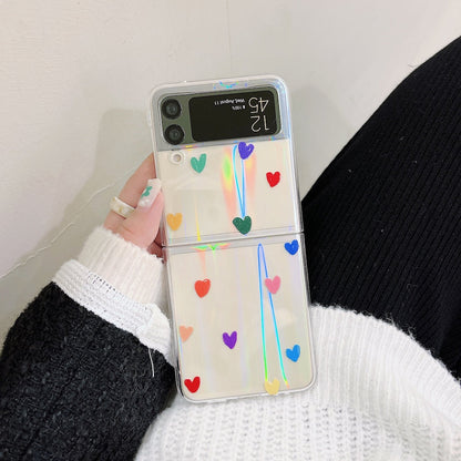 Cute Love Heart Case for Samsung Galaxy Z Flip 4