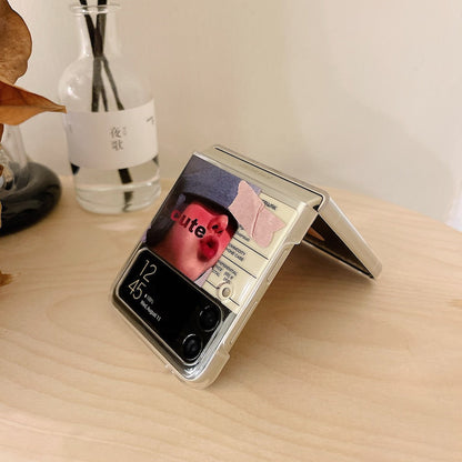 Print Tags Case for Samsung Galaxy Z Flip 4