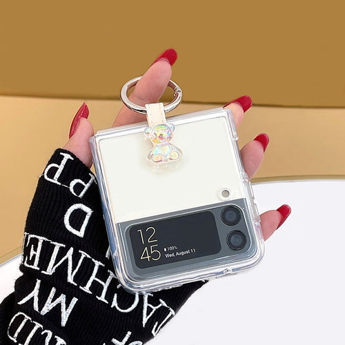 Colorful bear is suitable for Samsung Z Flip 4