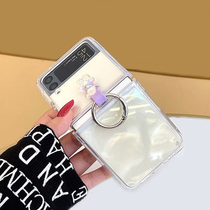 Colorful bear is suitable for Samsung Z Flip 4