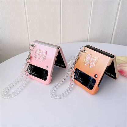 Cute Butterfly Bracelet Case for Samsung Galaxy Z Flip 4
