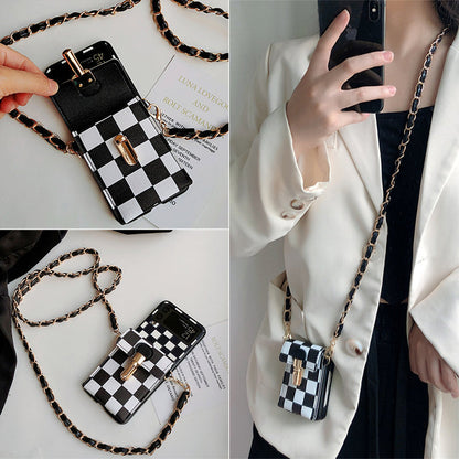 Girl Crossbody Case For Samsung Galaxy Z Flip 4