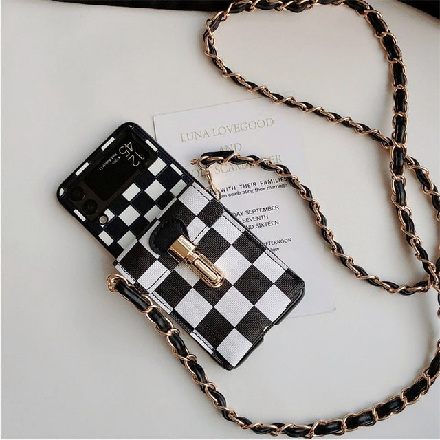 Girl Crossbody Case For Samsung Galaxy Z Flip 4