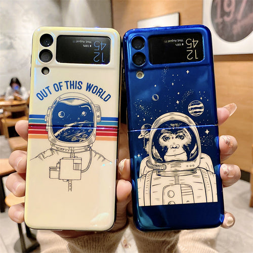 Astronaut Monkey Case For Samsung Galaxy Z Flip 4