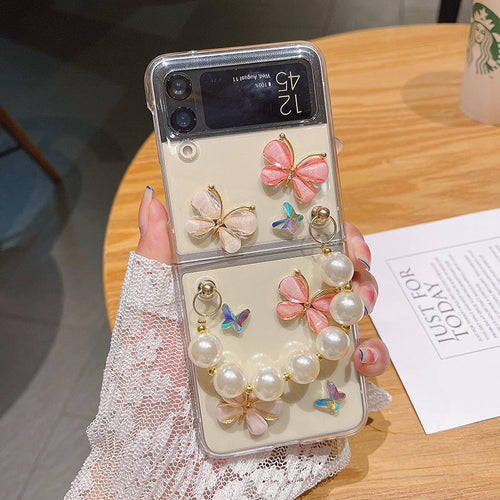 Colorful Crystal Butterfly Case For Samsung Galaxy Z Flip 4