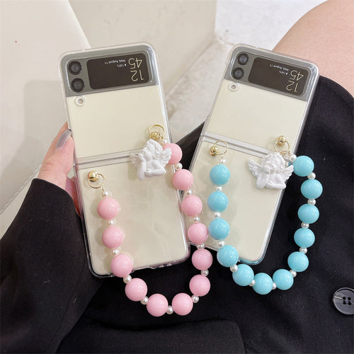 3D Angel Chain Bracelet Case For Samsung Galaxy Z Flip 4