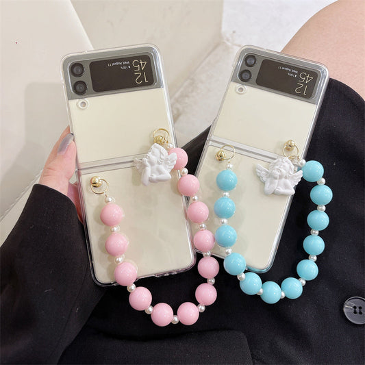 3D Angel Chain Bracelet Case For Samsung Galaxy Z Flip 4