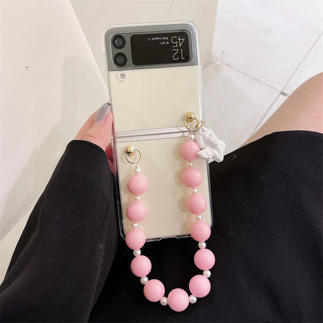 3D Angel Chain Bracelet Case For Samsung Galaxy Z Flip 4