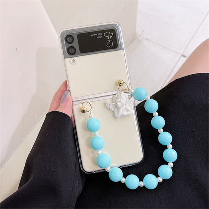 3D Angel Chain Bracelet Case For Samsung Galaxy Z Flip 4